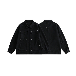 Custom High Quality Canvas Cotton Thick Winter <b>Zip</b> <b>up</b> <b>Jacket</b> Oem Manufacturer Custom Design Low MOQ <b>Jacket's</b> - Product Image 2