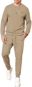 2024 Custom Training Jogging Comfortable <b>Crewneck</b> Tracksuit Pullover Two Piece Set Tracksuits for Men - Product Image 2