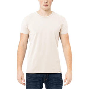 Camiseta ajustada para gimnasio de diseño personalizado para hombre Camiseta deportiva de algodón de microfibra de gran tamaño con estampado de logotipo Camiseta en blanco - Product Image 4