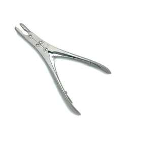 Rongeurs d'os professionnels en acier inoxydable de haute qualité Instruments chirurgicaux orthopédiques Double articulation droite et incurvée - Product Image 1