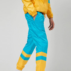 Custom Manufacture Printed Two Piece Color Jacket Set Zip Polyester/Cotton Winter Streetwear Windbreaker Tracksuit Men - Product Image 3