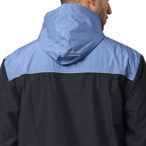 Chubasquero personalizable para uso promocional | Cortavientos impermeable ligero con serigrafía o logotipo bordado - Product Image 6