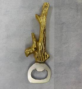 Abrebotellas con forma de ancla de metal único de latón AK en acabado dorado y plateado para accesorios de barra/utensilios de cocina - Product Image 4