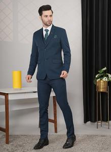 Costume de mariage 5 pièces de luxe pour homme, couleur olive, pour le marié et les grandes occasions, disponible au prix d'usine. - Product Image 4