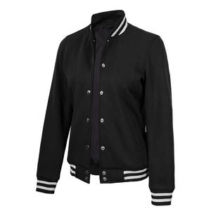 Produit d'hiver Veste universitaire coupe-vent Polyester Coton et boutons couverts Vestes universitaires respirantes pour femmes - Product Image 4