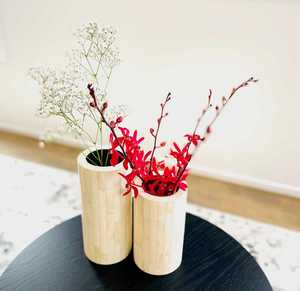 Jarrones de cerámica de porcelana con incrustaciones de hueso de alta calidad, nuevo diseño, decoración del hogar, maceta de jardín para decoración de bodas, producto de gran oferta - Product Image 1