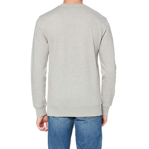 Logo personnalisé streetwear hommes sweat bord coupé polaire coton sans cordes ourlet brut sweatshirts pour hommes - Product Image 4