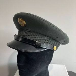 Casquettes brodées dorées bleu marine par Fugenic Industries Bandeau anti-transpiration en coton de meilleure qualité Nouvelle arrivée Produit sportif à prix d'usine - Product Image 5