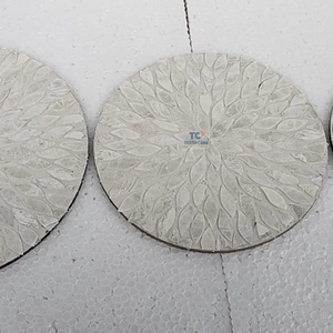 Vente en gros de napperons de cuisine BOHO en nacre, napperon de table artisanal, napperons en coquillage fabriqués au Vietnam - Product Image 4