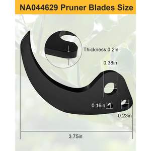 Cuchillas de Repuesto para Podadora Inalámbrica, Accesorio de Podadora de Grado Profesional para Recortar y Cortar Ramas, Tijeras de Jardín - Product Image 3