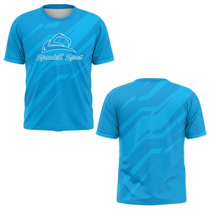 Concevez votre propre t-shirt à manches courtes en polyester/coton décontracté pour homme avec des impressions personnalisées - Product Image 6