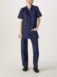Meilleures ventes en gros, uniformes d'hôpital personnalisés avec logo de marque, en tissu poly/coton, ensembles de blouses médicales, plusieurs options de couleurs - Product Image 2