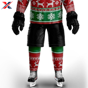 Conjunto de uniforme de hockey sobre hielo para adultos de tamaño personalizable de alta calidad, sublimación impresa para el nombre del logotipo de su propio equipo, la mejor ropa de hockey sobre hielo - Product Image 6