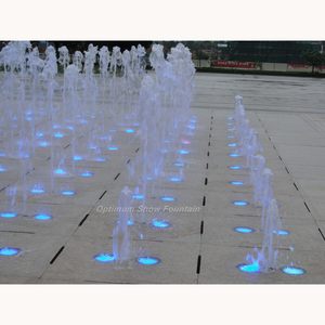 Fontaine à eau pour sol sec avec lumières colorées pour enfants, idéale pour jouer et courir – Offre spéciale - Product Image 2