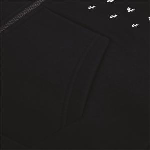 Détail imprimé et Logo50 % Polyester 50% Cotto Poches latérales avec fermeture à glissière Combinaison unisexe noire alpinrespirante - Product Image 6