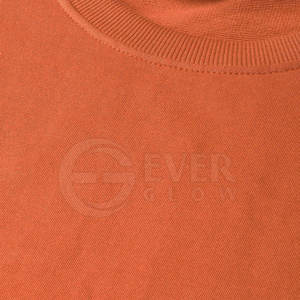 Sudadera con logotipo de algodón de lana para mujer, suéter de cuello redondo, jersey de gran tamaño con estampado personalizado, sudadera 2024, ropa bordada personalizada - Product Image 6