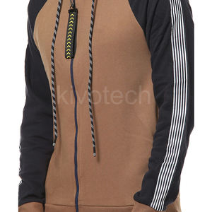 K_T Classic hombres cremallera sudaderas con capucha chaqueta comodidad y tela transpirable - Product Image 2