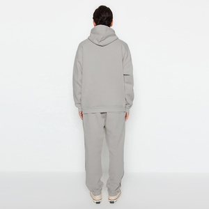 Conjunto Deportivo Informal para Gimnasio, Sudadera con Capucha Holgada y Pantalones Jogger, Traje Deportivo Personalizado para Invierno - Product Image 5