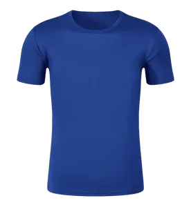 T-shirts en coton d'été pour hommes de haute qualité Style tendance couleur unie Fitness régulier conception ample approvisionnement en gros - Product Image 6