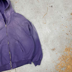 Nouveau logo personnalisé Vintage en détresse lavé à l'acide sweat à capuche ample pour hommes Streetwear sweats à capuche à ourlet brut vierge - Product Image 4