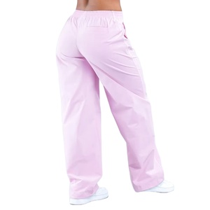 Pantalon de jogging ample personnalisé pour femme – Taille élastique avec cordon de serrage et passepoil contrastant – Pantalon décontracté - Product Image 2