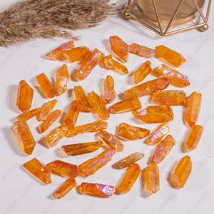 Quartz Aura Orange Premium Haut de Gamme, Mini Pointes, Cristaux Naturels de Guérison pour Décoration et Méditation, Prix de Gros - Product Image 2