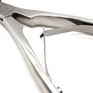 Nueva pinza para cutículas, mango de gancho, tijeras de manicura, cortadores de uñas, recortador, removedor de piel muerta, acero inoxidable - Product Image 3