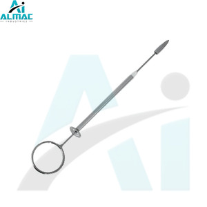 Extractor de tumores de tetina de acero inoxidable con certificado CE ALMAC, instrumento quirúrgico veterinario con logotipo OEM personalizado para cirugía de ganado - Product Image 2