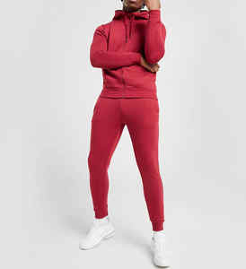 ชุดวอร์มลำลองแบบยูนิเซ็กส์ ผ้าฝ้ายรักษ์โลก น้ำหนักเบา สไตล์วินเทจ สำหรับฤดูใบไม้ร่วงและฤดูหนาว เหมาะสำหรับเล่นกีฬา มีฮู้ดและกางเกงจ็อกเกอร์ - Product Image 5