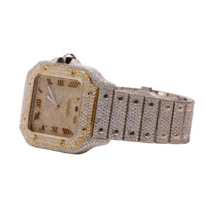 Lab Grown Diamond Relojes Hombres Lujo Iced Out Bust Down Watch Joyería con brillo brillante redondo en la marca de moda - Product Image 2