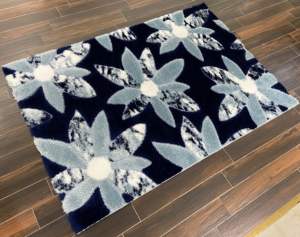 Meilleur tapis à poils longs en polyester turc de haute qualité Tapis Adiva tissé jacquard pour usage domestique Tapis moelleux pour ensemble de tapis de salon - Product Image 5