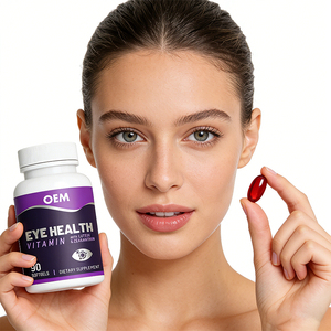 Capsule di Luteina e Zeaxantina OEM/ODM Integratore per la Salute degli Occhi Softgel Vegetariani Vitamine per gli Occhi in Capsule Morbide per Adulti - Product Image 1