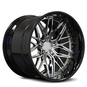 उच्च प्रदर्शन रेसिंग कार व्हील रिम जाली मिश्र धातु 2 टुकड़े - Product Image 1