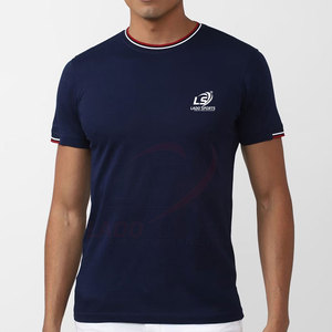Camiseta ligera de tamaño personalizado para hombre, algodón duradero/fibra de bambú, patrón sólido, último estilo - Product Image 1