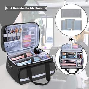 Estuche de Transporte Negro para la Mayoría de las Recortadoras de Cabello Estándar, Bolsa para Accesorios de Corte de Cabello, Solo el Estuche para Herramientas de Recortadora de Cabello - Product Image 6