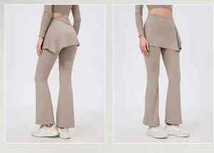 2025 Ensemble de yoga de fitness 2 pièces personnalisé de haute qualité avec logo-Vêtements d'entraînement et tenues de fitness pour femmes - Product Image 3