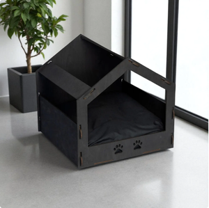 Maison de meubles décoratifs pour animaux de compagnie AC20 avec structure ouverte fixe en bois marquage à chaud OEM Vietnam fabricant - Product Image 1