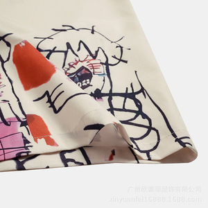 Nuevas camisas estampadas para hombres para vacaciones en la playa de Hawaii antiarrugas y transpirables para ropa de Citas - Product Image 4