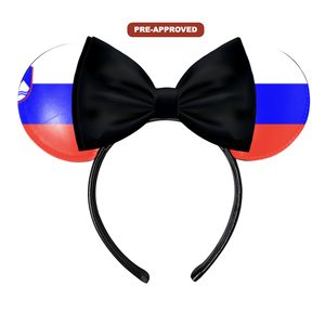 Custom Factory Order Headband Made-to-Order Concept <b>Mouse</b> Ears Bowknot Pre-Approval Design Vinyl Universal Fit PRC H.E.R. - Product Image 1