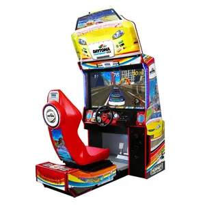 2 oyuncu outrun atari makinesi sürüş simülatörlü atari araba yarışı oyunu makinesi yeni ve satılık