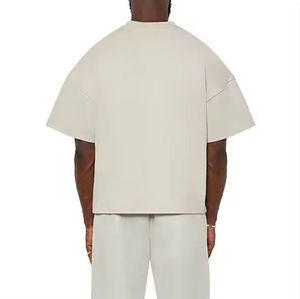 T-shirts 100% coton de haute qualité pour hommes personnalisés Meilleur design Style décontracté surdimensionné Caractéristiques légères Manches pour une utilisation en salle de sport - Product Image 4