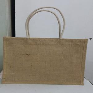 Nouveau style de sac fourre-tout isolé Shrekha Creations Tissu de jute et toile de jute Logo personnalisé Motif simple Fabriqué en Inde - Product Image 3