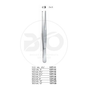 Allis Tissue Grasping Forceps -4x5 Dientes Instrumento quirúrgico de acero inoxidable de alta calidad Ce PK Manual 2 años Cardimed Intl - Product Image 1