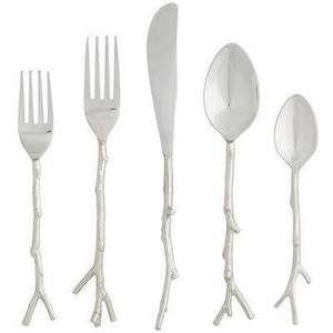 Juego compacto de cubiertos de acero inoxidable con estuche de viaje sostenible para acampar, actividades al aire libre y fiestas - Product Image 1