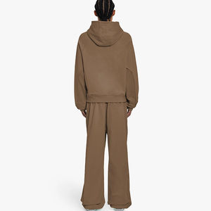 Vêtements de créateur de haute qualité pour hommes, sweat-shirt vintage en coton mélangé, molletonné, écologique, couleurs personnalisées, uni - Product Image 5