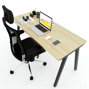 HBPL003 Minimalist Modern Staff <b>Desk</b> 140x60cm Plywood System Versatile Office Hospital School Furniture - Product Image 2