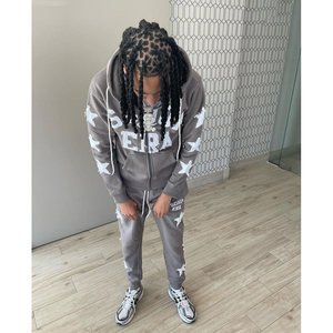 Ensemble Jogging Homme Personnalisé Été 2024 – Survêtement Deux Pièces Grande Taille Respirant Qualité Supérieure Style Urbain Uni - Product Image 3