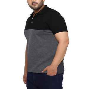 Polo écologique à manches courtes 100% coton grande taille pour hommes meilleure qualité coupe confortable polo grande taille pour hommes - Product Image 2