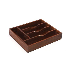 Boîte cadeau en bois personnalisée, ensemble de 24 couverts en acier inoxydable rose gold arc-en-ciel noir, design tendance et élégant - Product Image 2