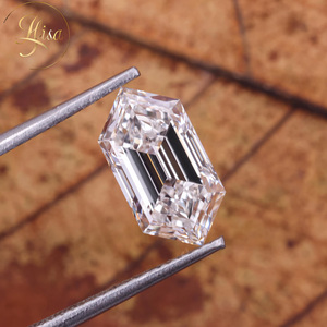 Diamant de laboratoire cultivé en laboratoire, taille hexagonale, certifié IGI, pierre lâche personnalisée 0,5~5 carats, diamant de laboratoire CVD HPHT pour la fabrication de bijoux fins - Product Image 1